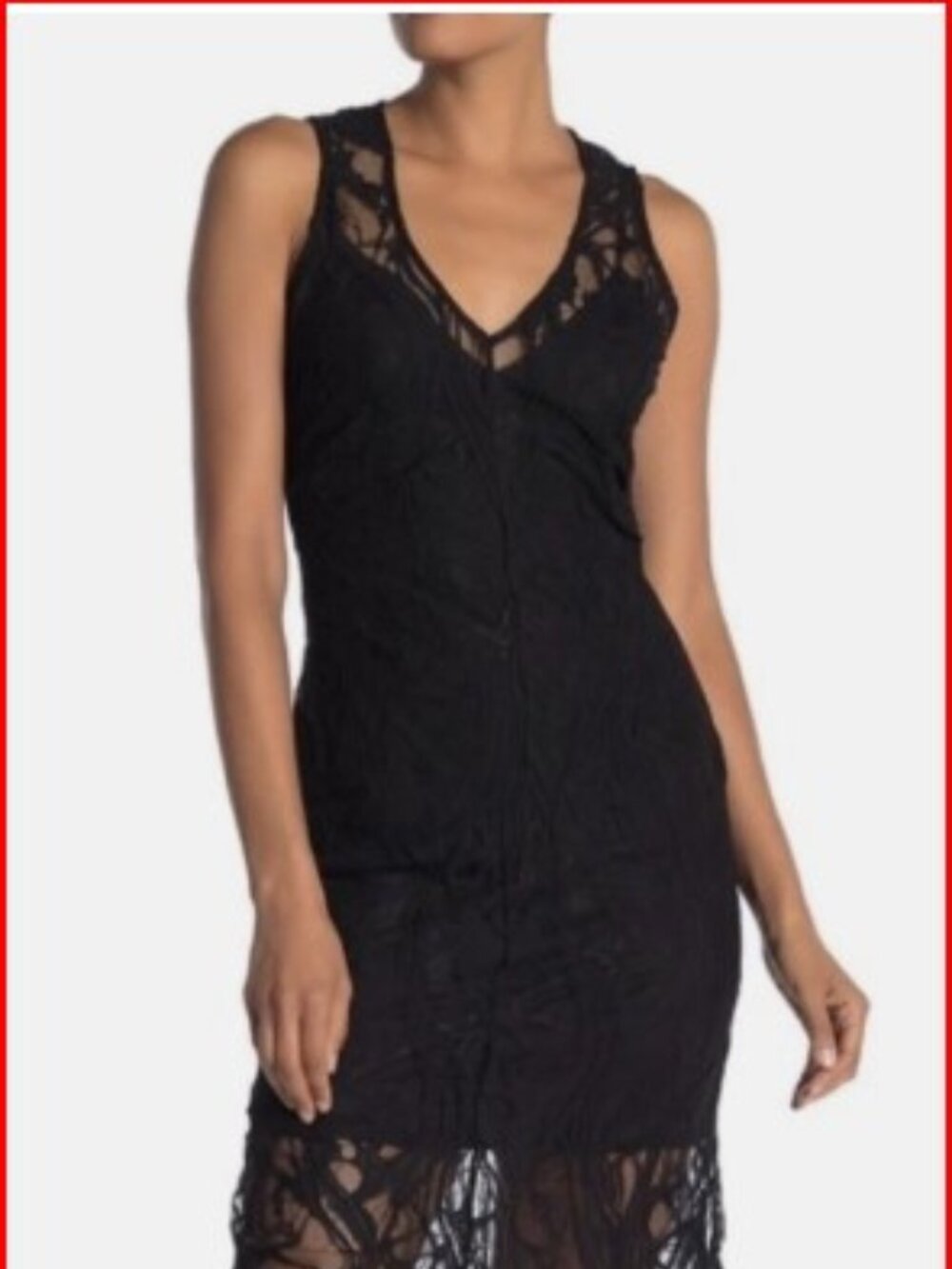 Brochu Walker Dress Savoie Midi Lace Black Small